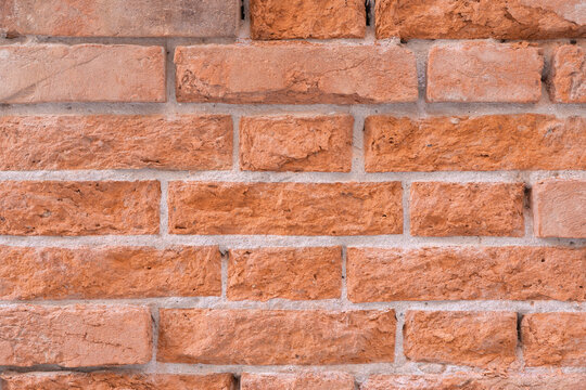 Brick wall with rustic texture background