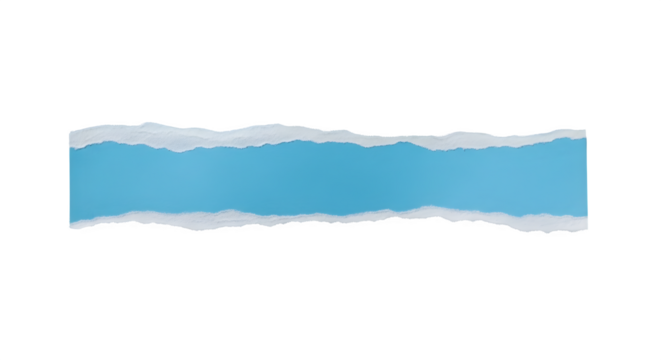 Torn paper texture background blue paper effect paper design element - Powered by Adobe