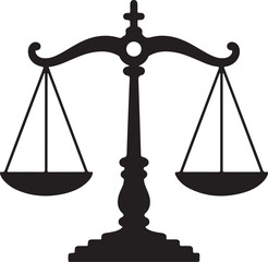 Retro scales icon simple illustration of retro scales vector icon for web
