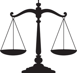 Retro scales icon simple illustration of retro scales vector icon for web
