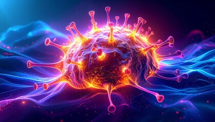 molecular visualization of a germ