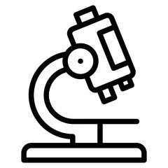 Microscope icon in vector illustration