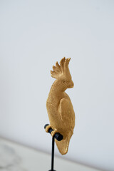 Gold decorative decorations for the interior. Accents on surfaces,