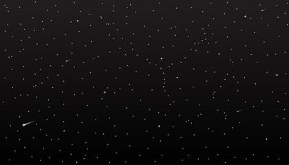 Star Night background vector. Night background.