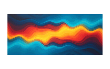 Abstract background with colorful fire and ice waves