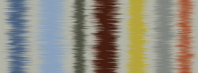 Abstract Washed Digital Watercolor Painting stripe brush seamless pattern background.Boho Camouflage Strokes Tie Dye Batik. Ombre gradient multicolor for surface print ikat gradient tileable wallpaper © MuhammadZeeshan