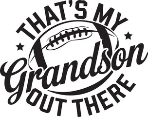 Football Design with Quote 