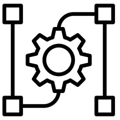 System icon in vector illustration