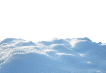  Sparkling Christmas Snow Pile PNG on Transparent Background
