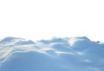  Sparkling Christmas Snow Pile PNG on Transparent Background