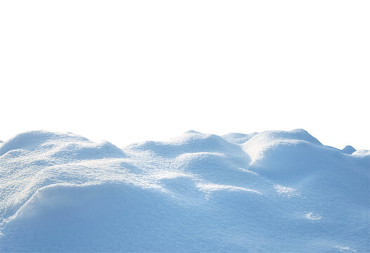  Sparkling Christmas Snow Pile PNG on Transparent Background