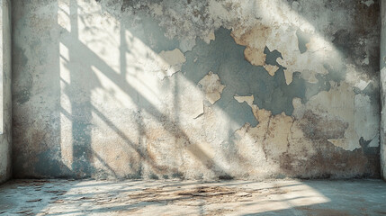 Cracked wall revealing glowing light beneath symbolizing hidden strength breakthrough hope and transformation with dramatic contrast between rough texture and radiant inner illumination