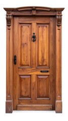 Ornate wooden door