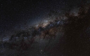 Vía láctea desde el Valle
