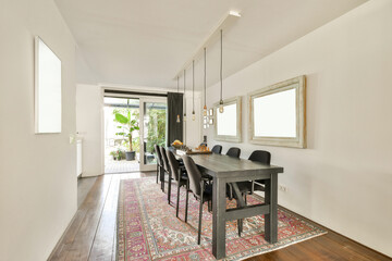 Modern Dining Area with Elegant Decor
