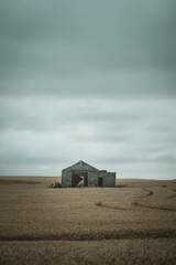 barn in the field