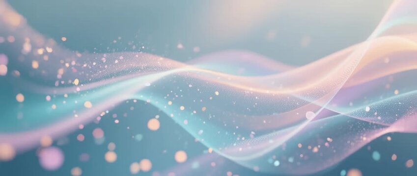 Abstract blue wave design with fractal lines, perfect as a background illustration or wallpaper art