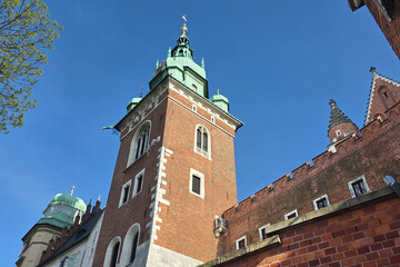 Obraz premium View of Wawel cathedral, Krakow, Poland