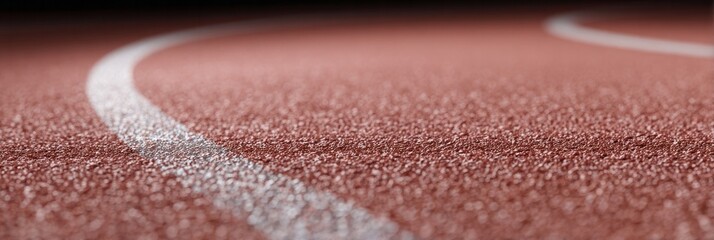 Dusty red track curves sharply, echoing competitive spirits of Lughnasadh games and Onam races, granular anticipation of victory