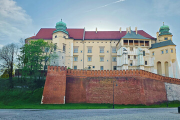 View on the Wawel Royal Castle, Krakow, Poland