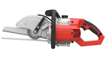 Isolated gas power cutter tool for construction work, outdoor chainsaw, power cutter tool