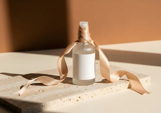 Medical volunteer in scrubs offers water bottles to a diverse group of runners at the finish line of a charity marathon