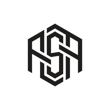 Letter asa logo design