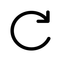 Refresh symbol refresh sign flat icon on white background.png