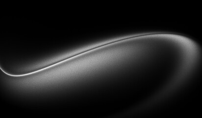 Soft blurred grainy gradient background with monochrome tone, black white abstract design poster banner digital wallpaper