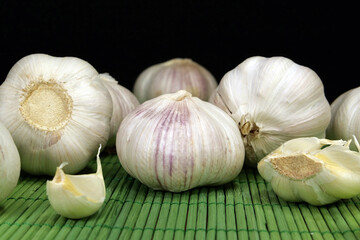 Obraz premium Garlic - very healthy product with many beneficial properties for health