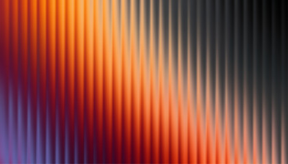 Luminous wave of neon light with ribbed glass texture effect. Abstract vector background. Futuristic texture for dynamic design or trendy visual art project