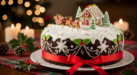 Christmas Gingerbread Cake: Festive Holiday Dessert