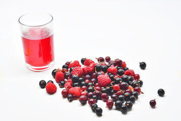 A set of fruits for making compote