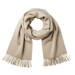 beige winter stuff scarve 