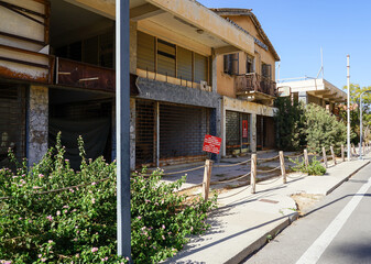 Varosha, the abandoned city in Famagusta in North Cyprus