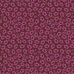 Seamless pattern on a pink background with pink flowers