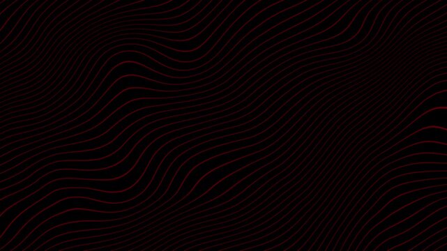 Wavy lines animated background, abstract wavy and curvy lines pattern seamless background animation.