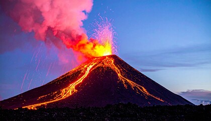 The glowing heart of a restless planet.