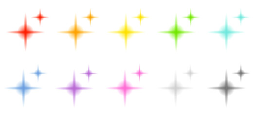 light effect icon. light effect sign. light effect set. light effect png