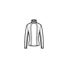 Vector illustration of men and women wearing fashionable clothing and jackets