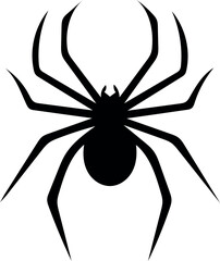 Spider Silhouette Vector icon