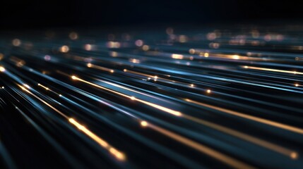 Holographic Circuit Film Frame with Glowing Lines Digital Art Abstract Environment Futuristic Viewpoint Innovative Concept