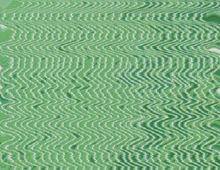 vibrant green design features wavy lines and textured pattern that creates sense of motion and energy. soft gradient enhances visual interest in artistic representation