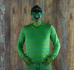 Portrait of  scary Leprechaun, St. Patrick's Day