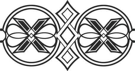 abstract floral ornament