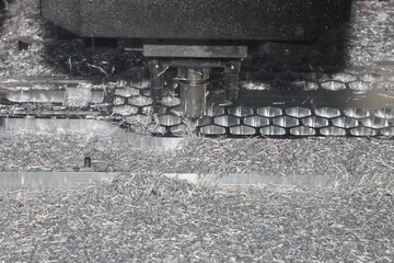 CNC machining of metal parts