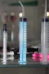 various syringe for dental medicine