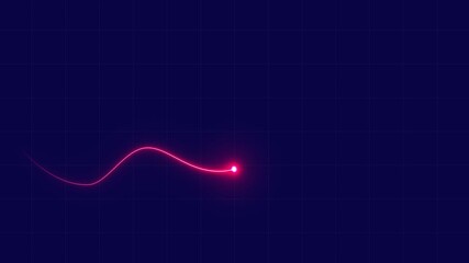 Business growth concept in allusive graph swipe arrow showing marketing sales profit increasing to future target . Excellent financial status of corporate business rise up 4K motion animated video. - Powered by Adobe