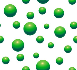 green glass spheres