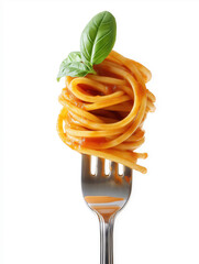 Pasta on a Fork created with Generative AI Technology, ai, generative